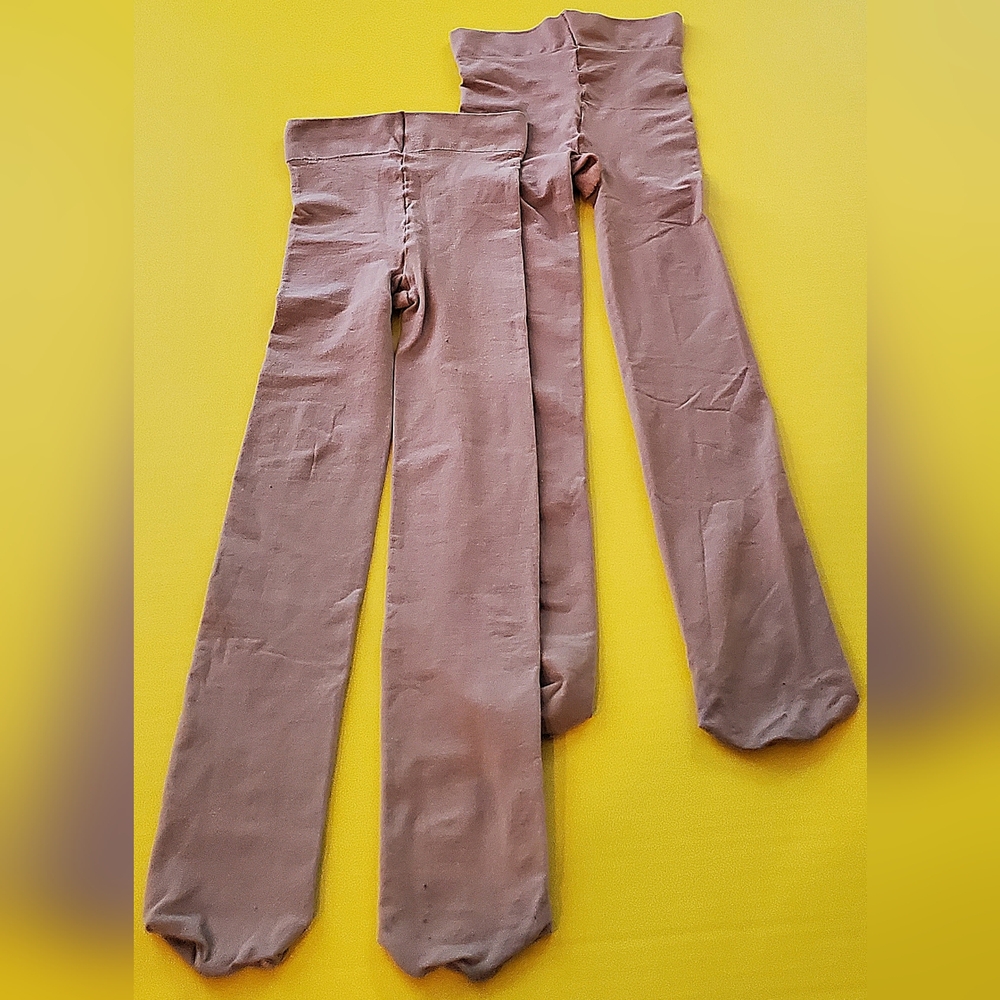 Girl's Footed Performance Tights - 2 Pairs